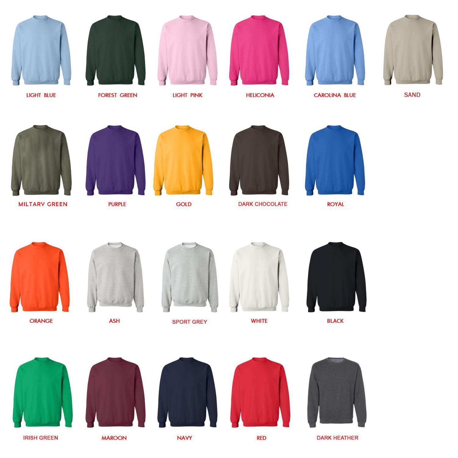 sweatshirt color chart - Stray Kids UK Merch