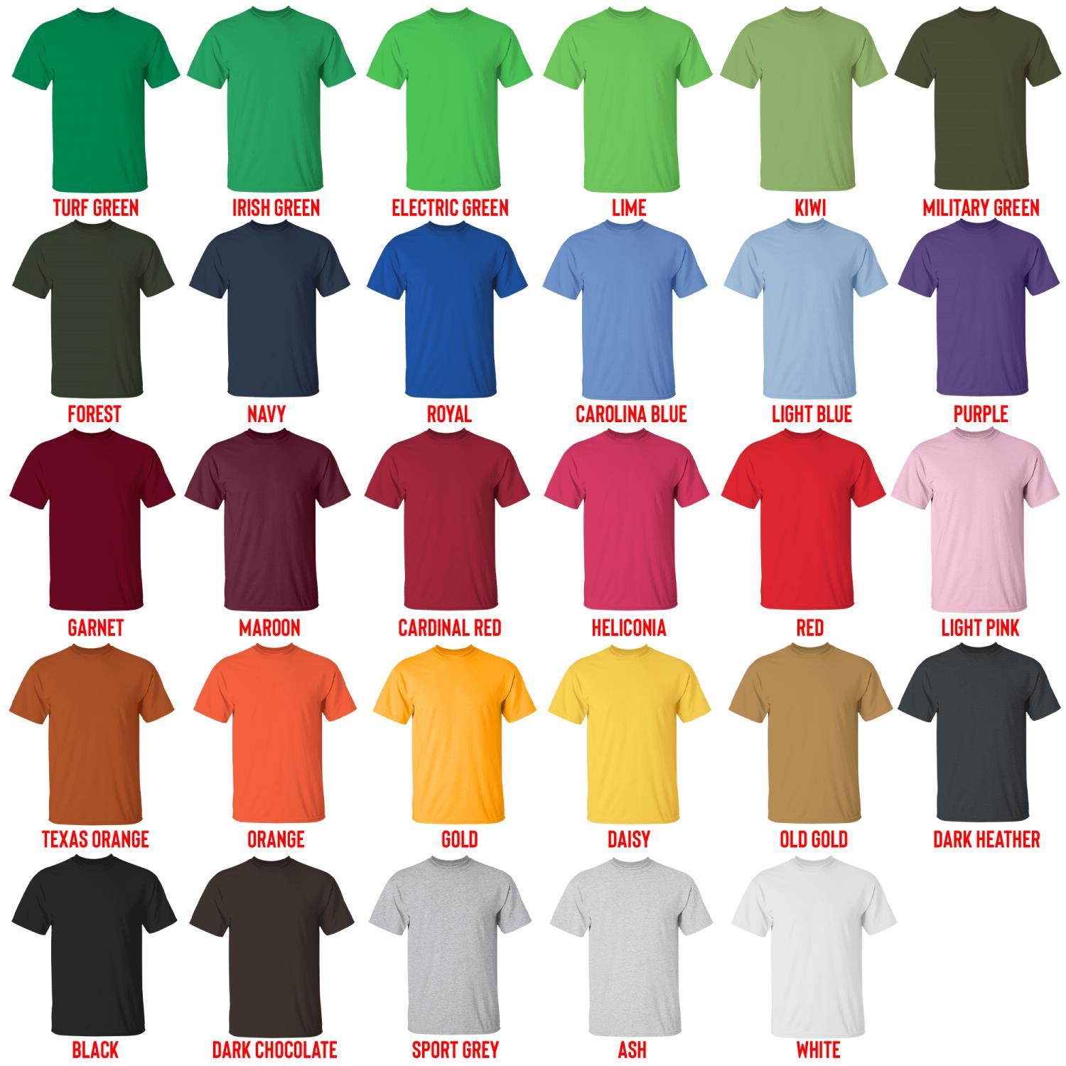 t shirt color chart - Stray Kids UK Merch