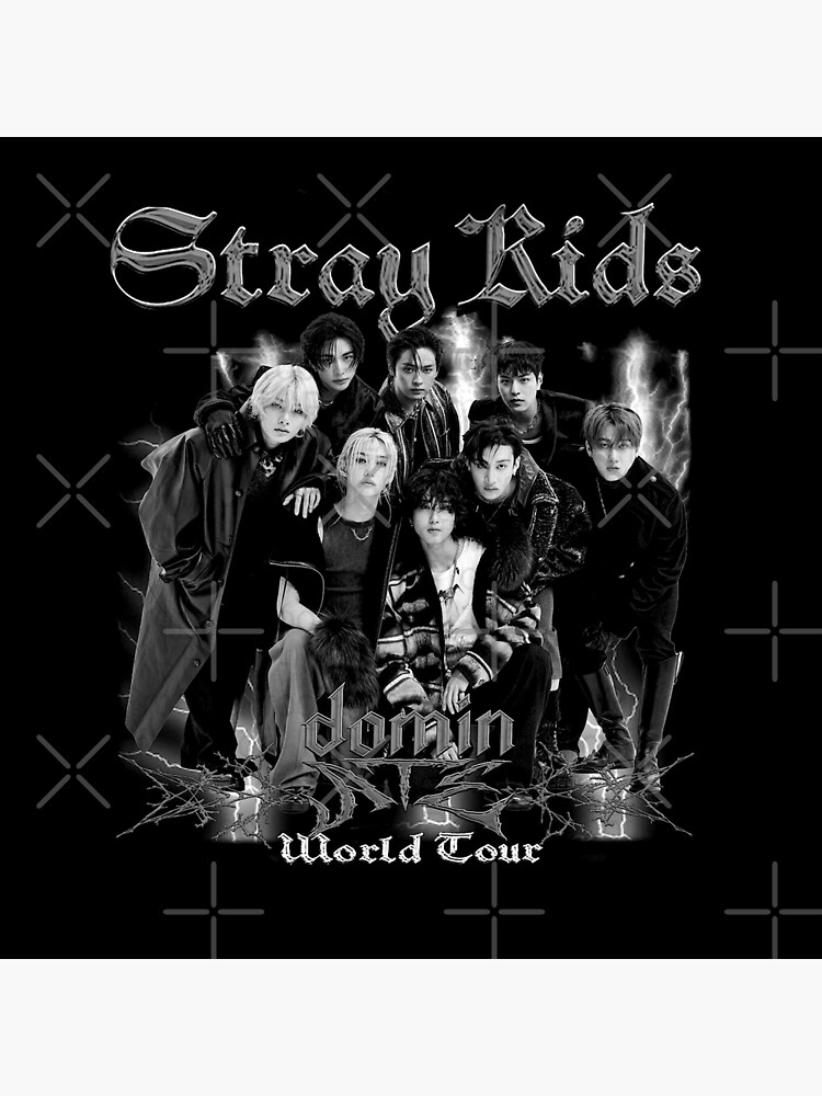 Stray Kids Dominate Tour Signatures Tapestry - Image 2