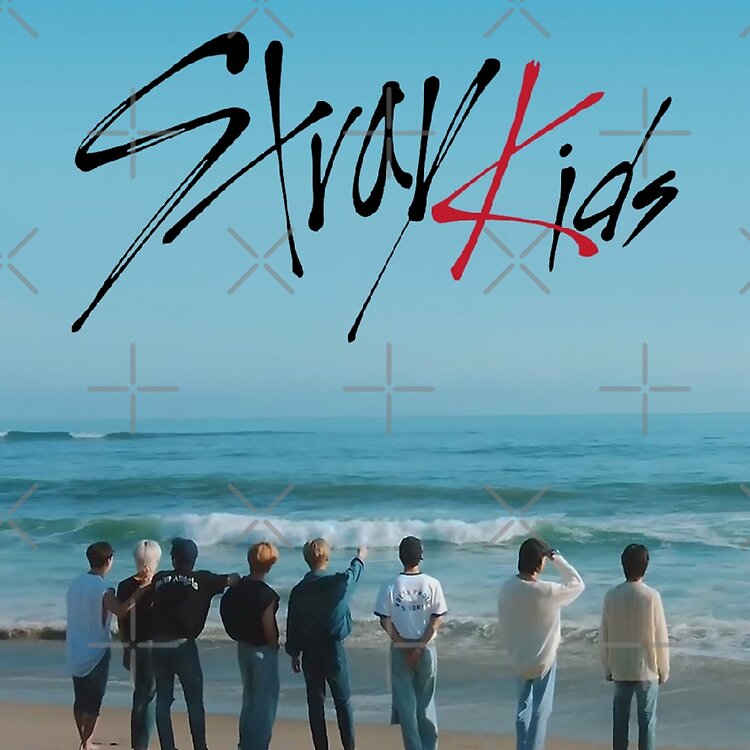 Stray Kids Pastel Blue Summer Tote Bag - Image 2