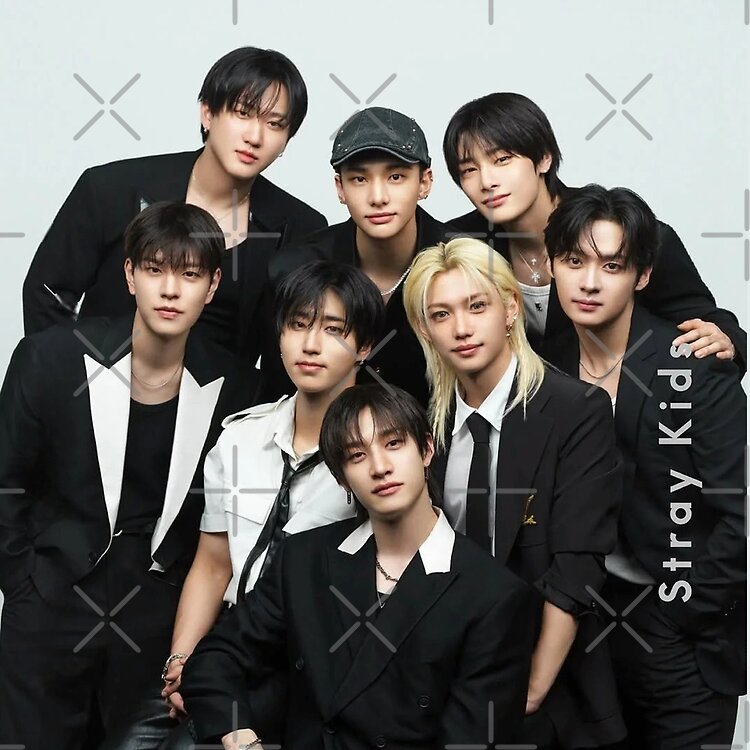 Stray Kids Suits Black And White Tote Bag - Image 2