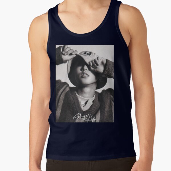 Han Black And White Hot Photoshoot Tank Top - Image 5