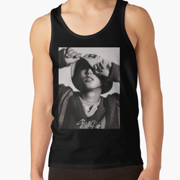 Han Black And White Hot Photoshoot Tank Top - Image 2