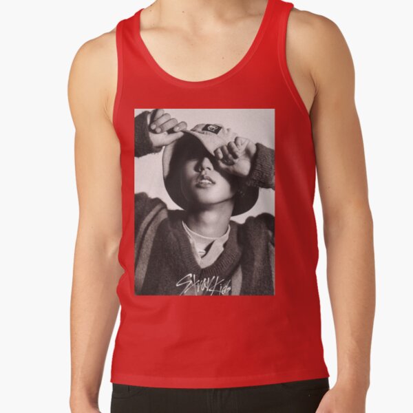 Han Black And White Hot Photoshoot Tank Top - Image 4