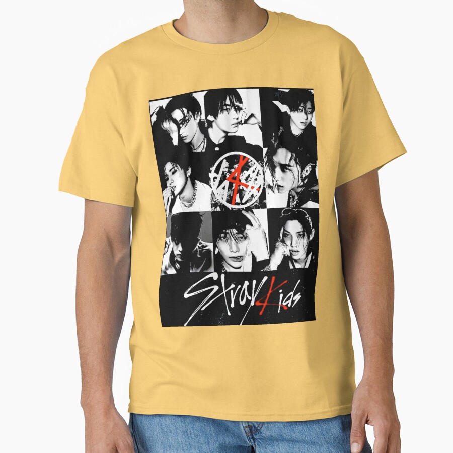 Stray Kids Black And White T Shirt T-shirt - Image 6
