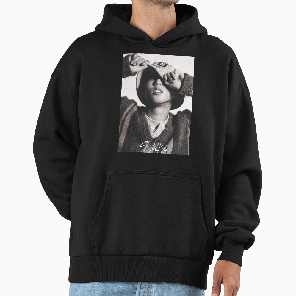 Han Black And White Hot Photoshoot Hoodie - Image 2