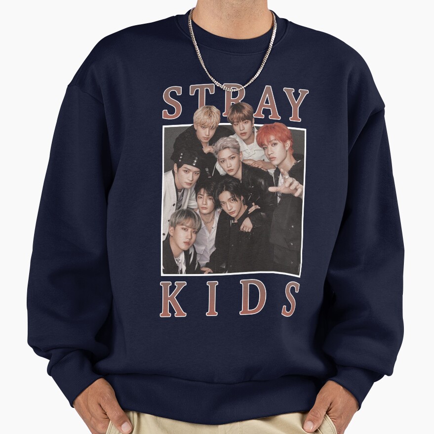 Best Stray Kids Vintage Retro Band Sweatshirt - Image 5