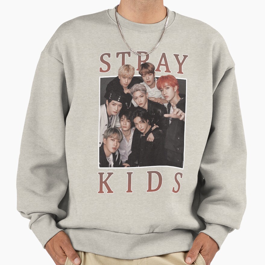 Best Stray Kids Vintage Retro Band Sweatshirt - Image 3