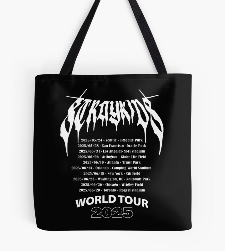 Stray Kids Domiate World Tour 2025 In Us Tote Bag