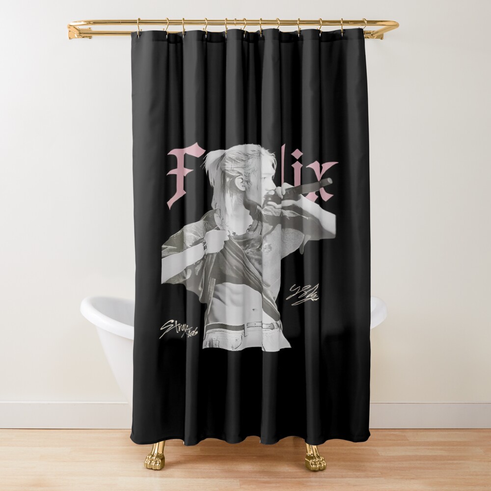 Felix Stray Kids Shower Curtain