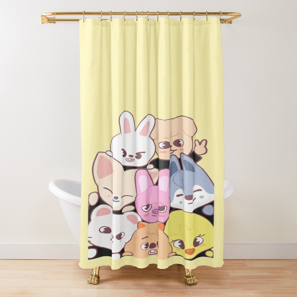 Stray Kids Skzoo Shower Curtain