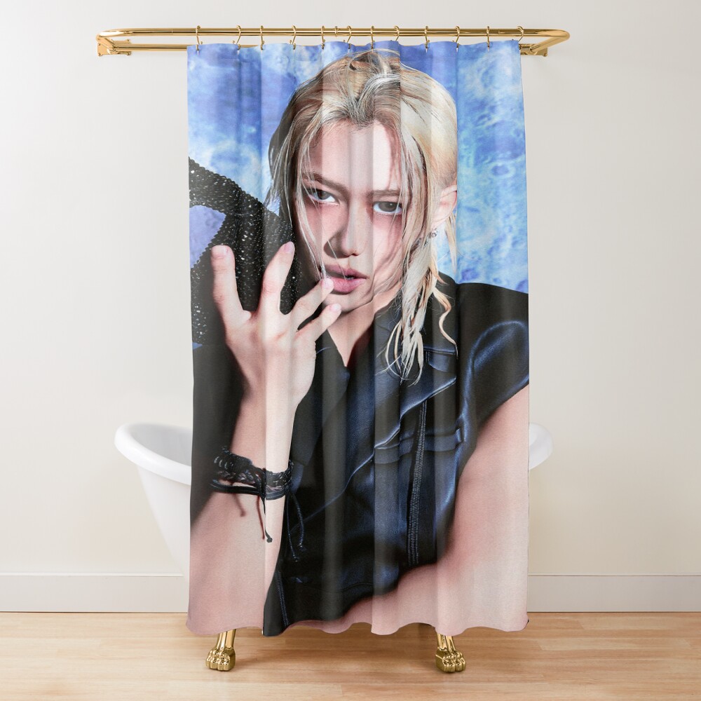 Stray Kids Felix Run It Shower Curtain