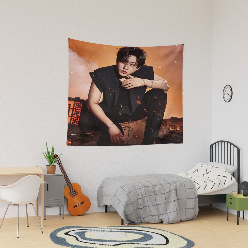 Stray Kids Changbin Run It Tapestry