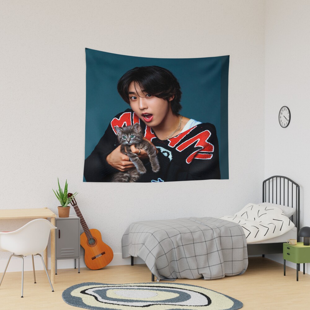 Stray Kids Kitten Interview Han Tapestry