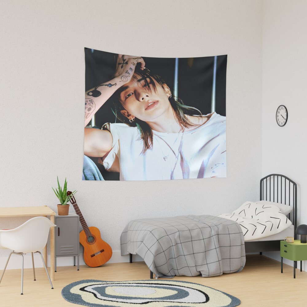 Hyunjin Cool Stray Kids Tapestry